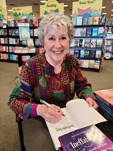 Author Cheryl Lafferty Eckl signs books